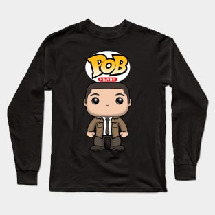 Cute Scifi Tv Show Vinyl Toy Retro 80's Tribute To A Hero Long Sleeve T-Shirt